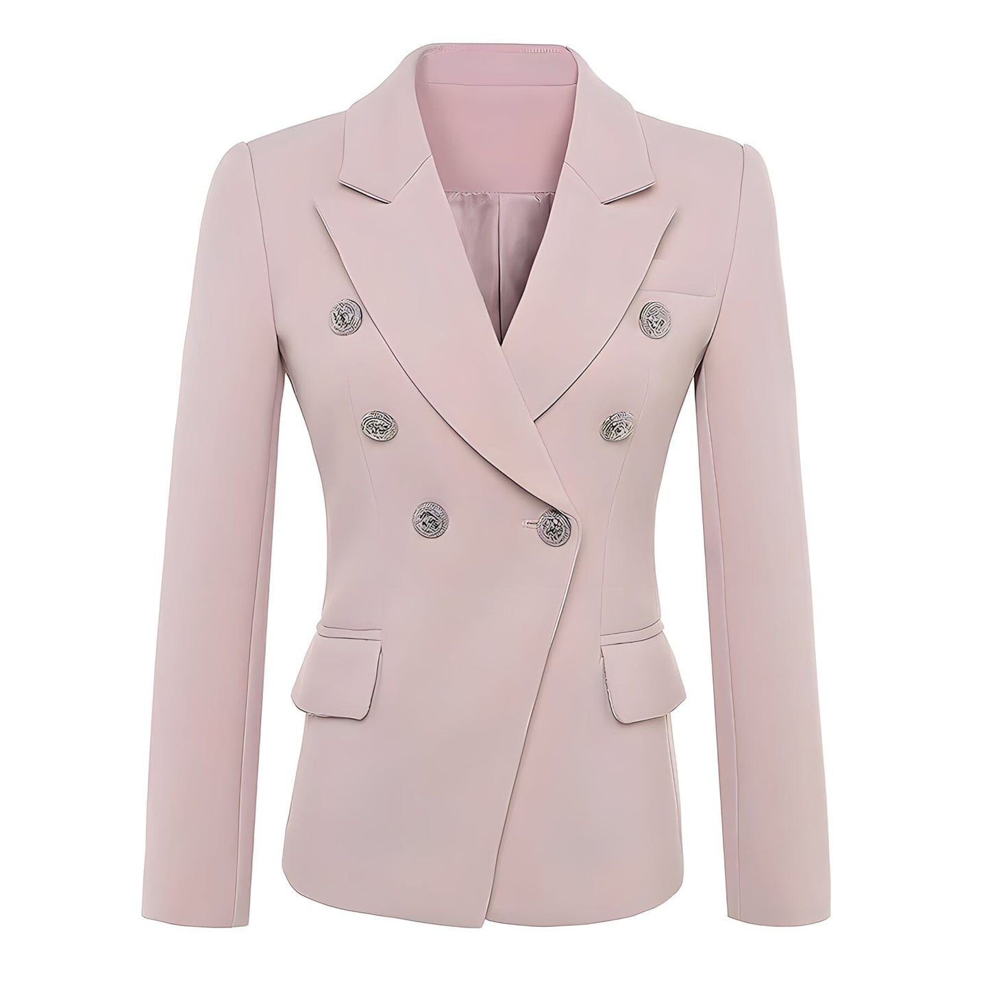 The Priscilla Slim Fit Blazer - Coral -  - DINIBLO 