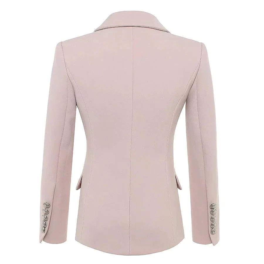 The Priscilla Slim Fit Blazer - Coral -  - DINIBLO 