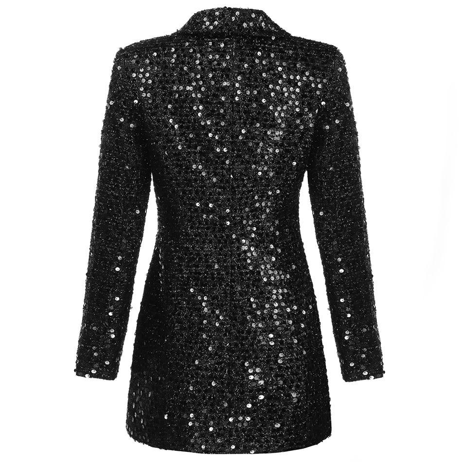 The Juliette Sequin Long Tail Blazer -  - DINIBLO 