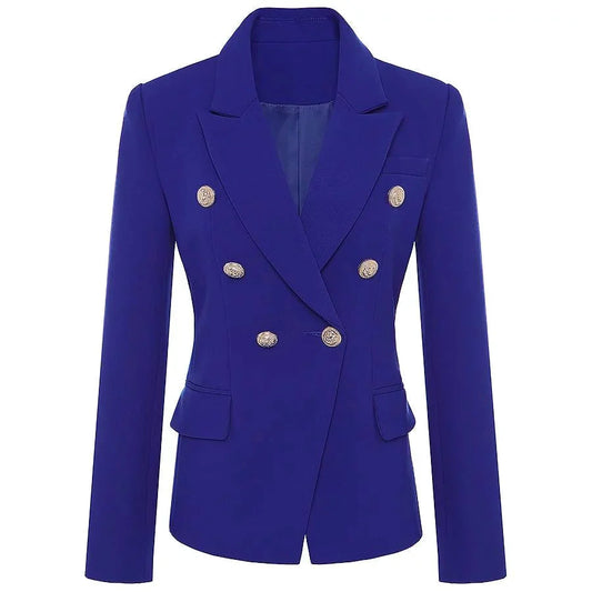 The Priscilla Slim Fit Blazer - Cobalt -  - DINIBLO 