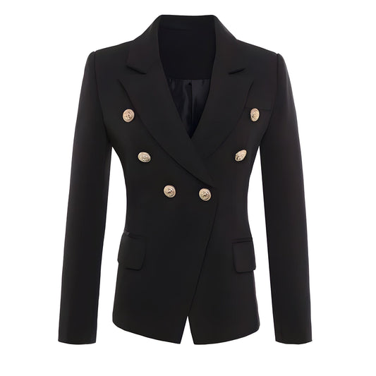 The Priscilla Slim Fit Blazer - Jet Black -  - DINIBLO 