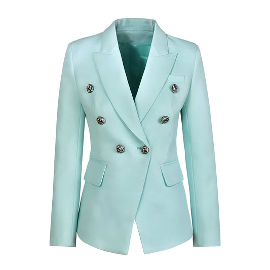 The Priscilla Slim Fit Blazer - Mint -  - DINIBLO 