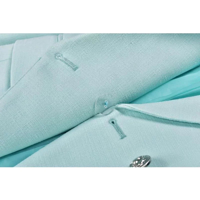 The Priscilla Slim Fit Blazer - Mint -  - DINIBLO 