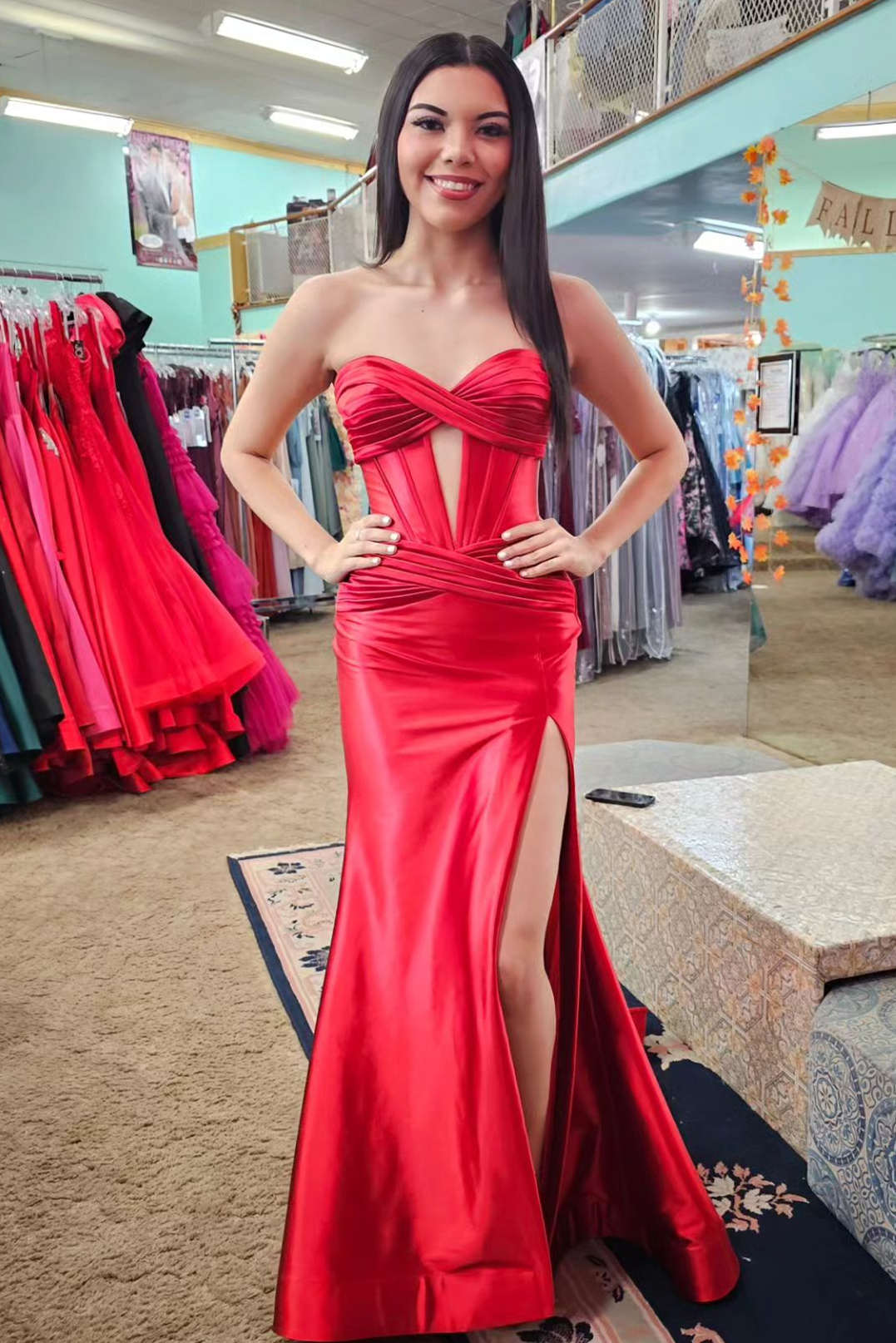 Brylee| Sweetheart Satin Mermaid Long Prom Dress - Prom Dress - DINIBLO 