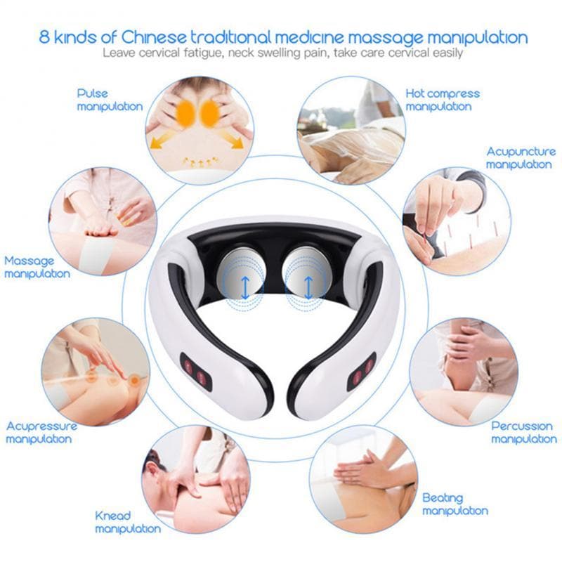 ReliefPro™ New 6-Mode Magnetic Portable Neck Massager - Beauty And Personal Care - DINIBLO 