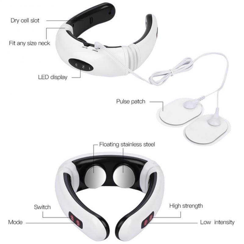 ReliefPro™ New 6-Mode Magnetic Portable Neck Massager - Beauty And Personal Care - DINIBLO 