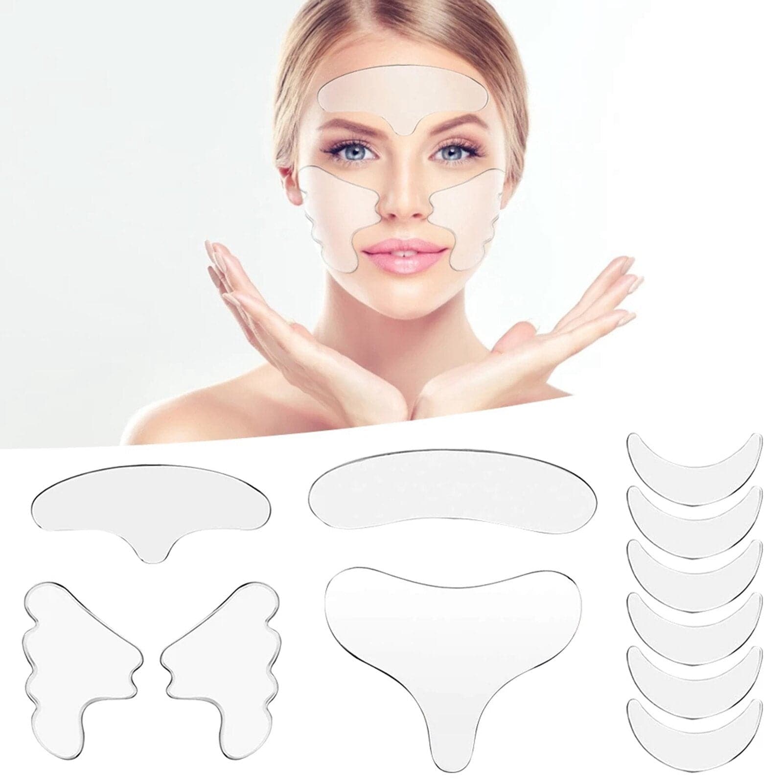 Reusable Silicone Anti-Wrinkle Patches - Beauty And Personal Care - DINIBLO 