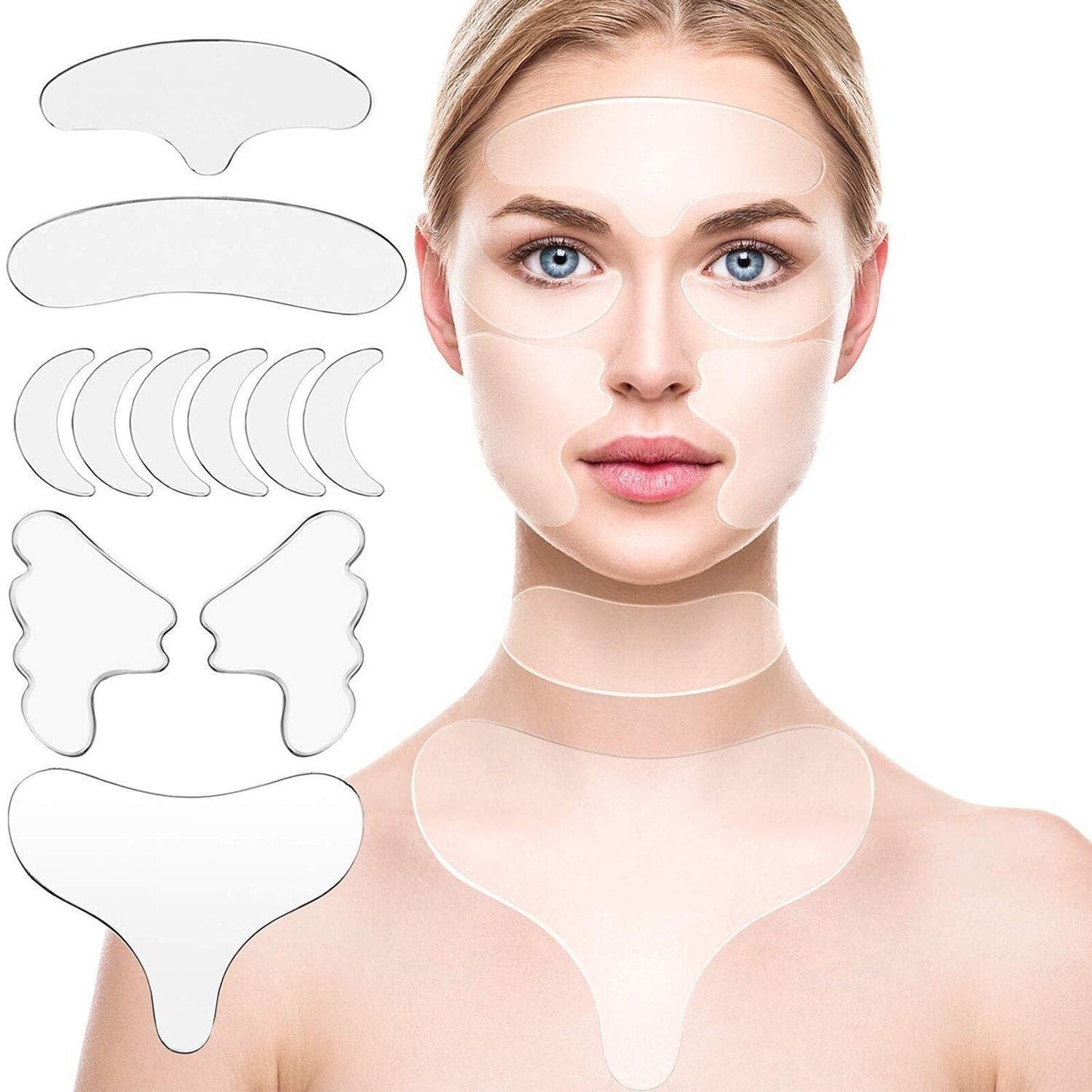 Reusable Silicone Anti-Wrinkle Patches - Beauty And Personal Care - DINIBLO 