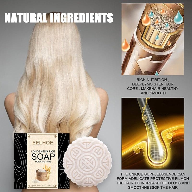 Rice Water Shampoo Bar - Beauty And Personal Care - DINIBLO 