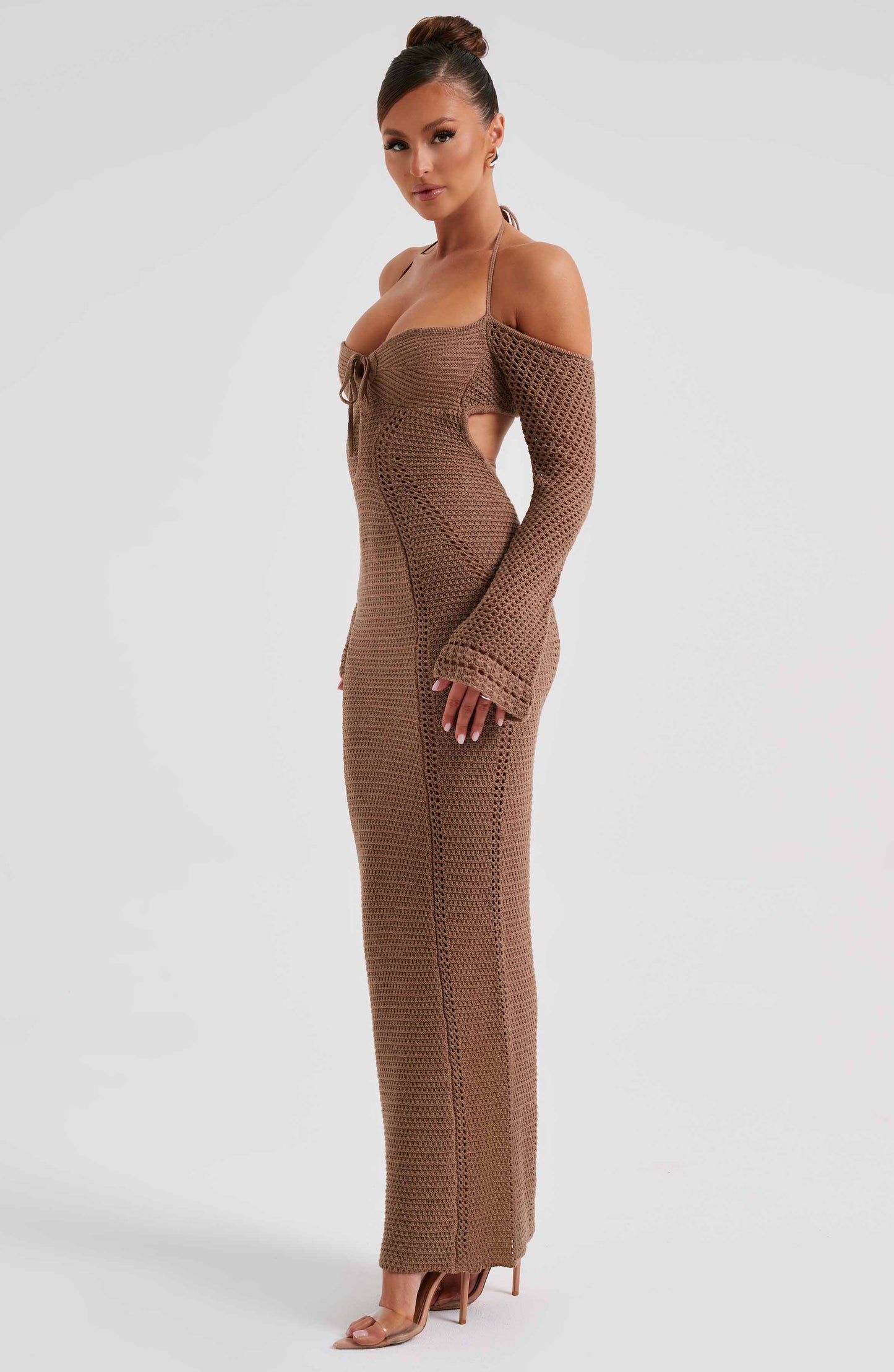 Samariah Maxi Dress - Chocolate - Dress - DINIBLO 