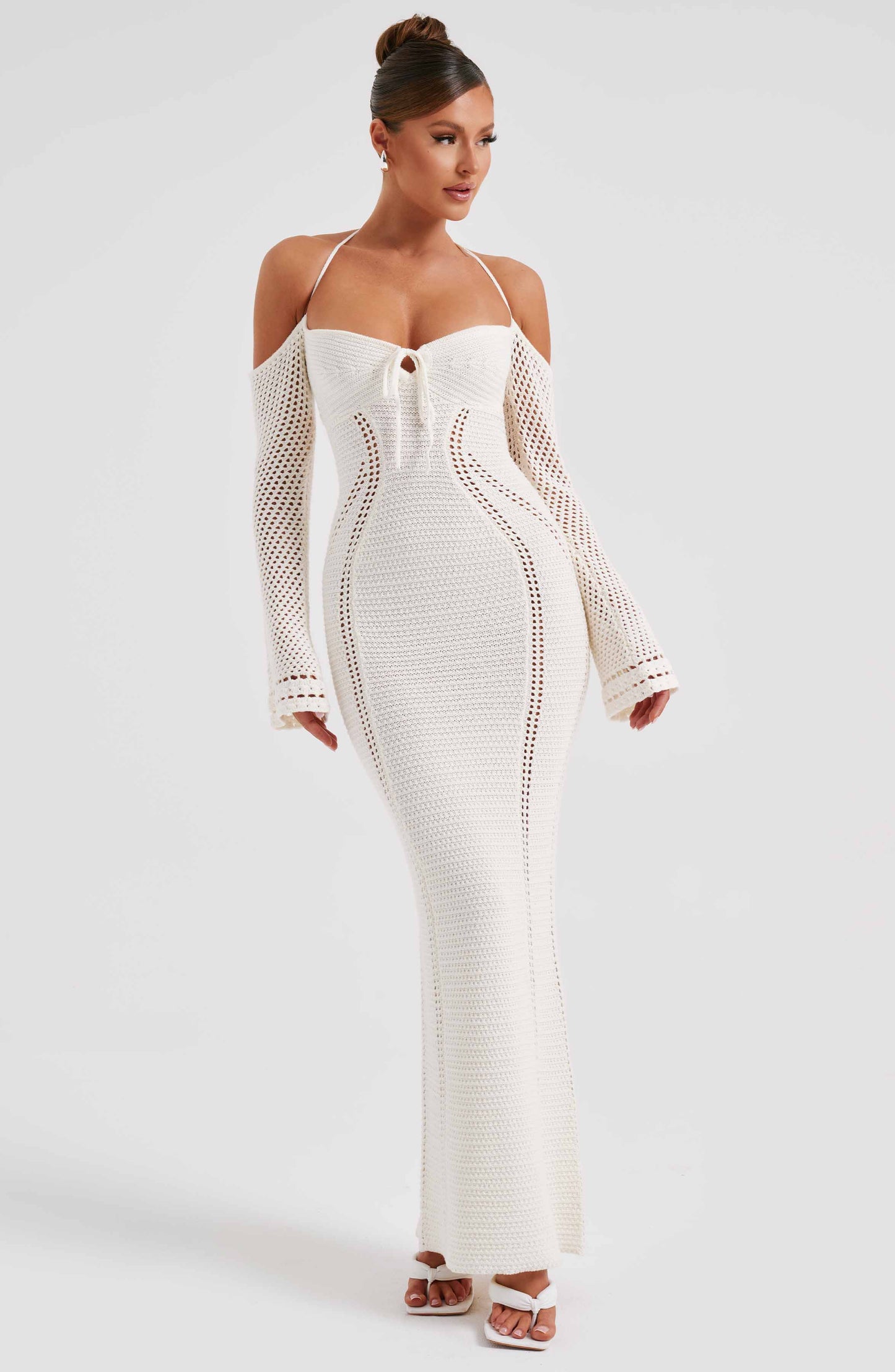 Samariah Maxi Dress - White - Dress - DINIBLO 