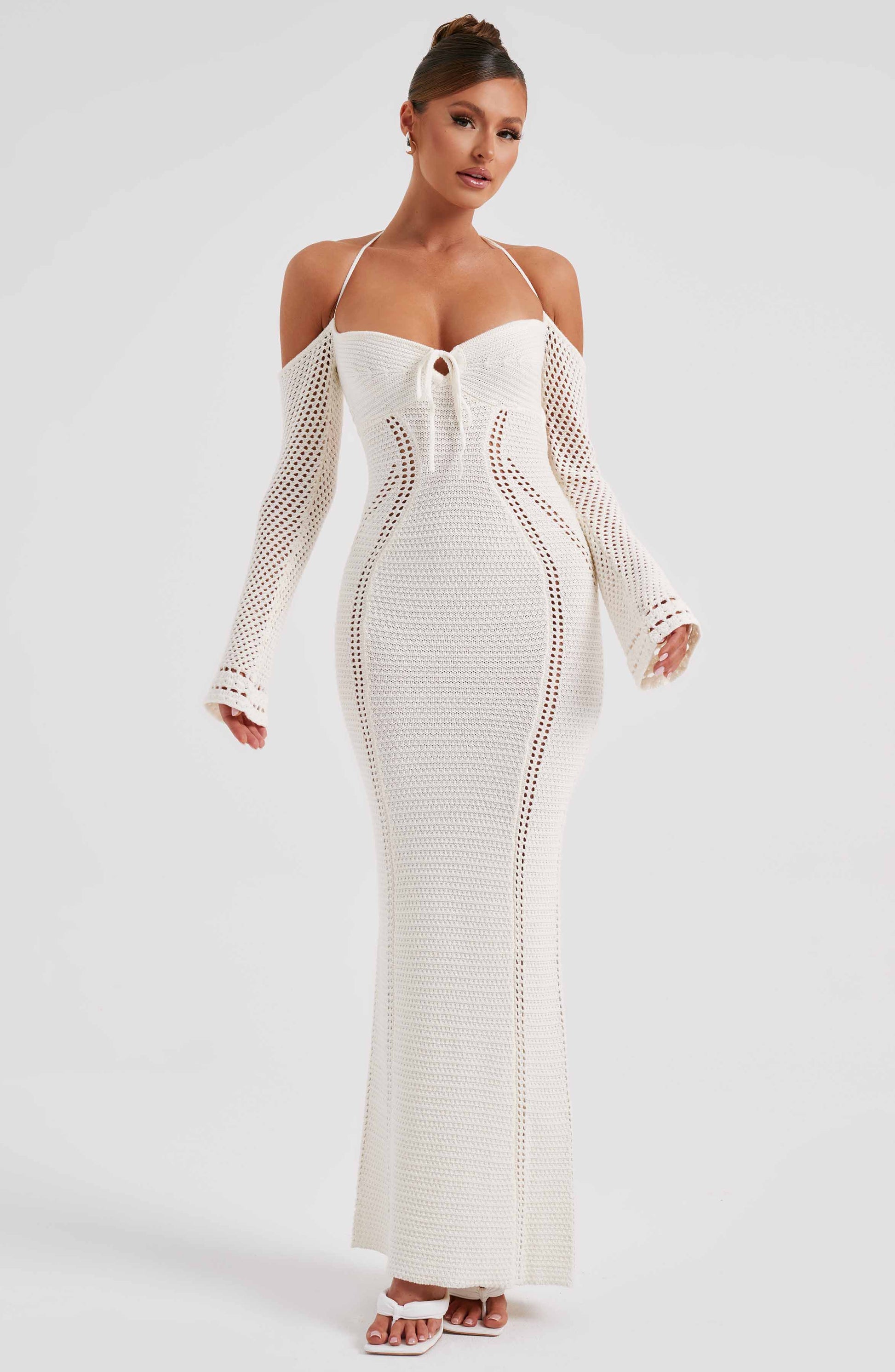 Samariah Maxi Dress - White - Dress - DINIBLO 