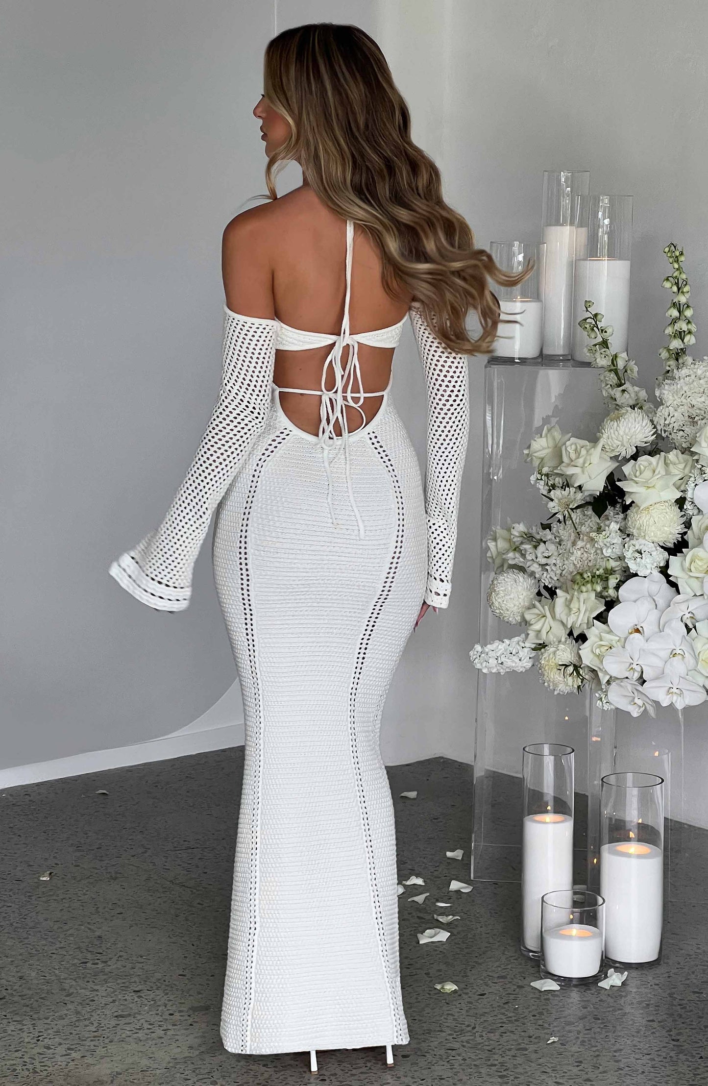 Samariah Maxi Dress - White - Dress - DINIBLO 