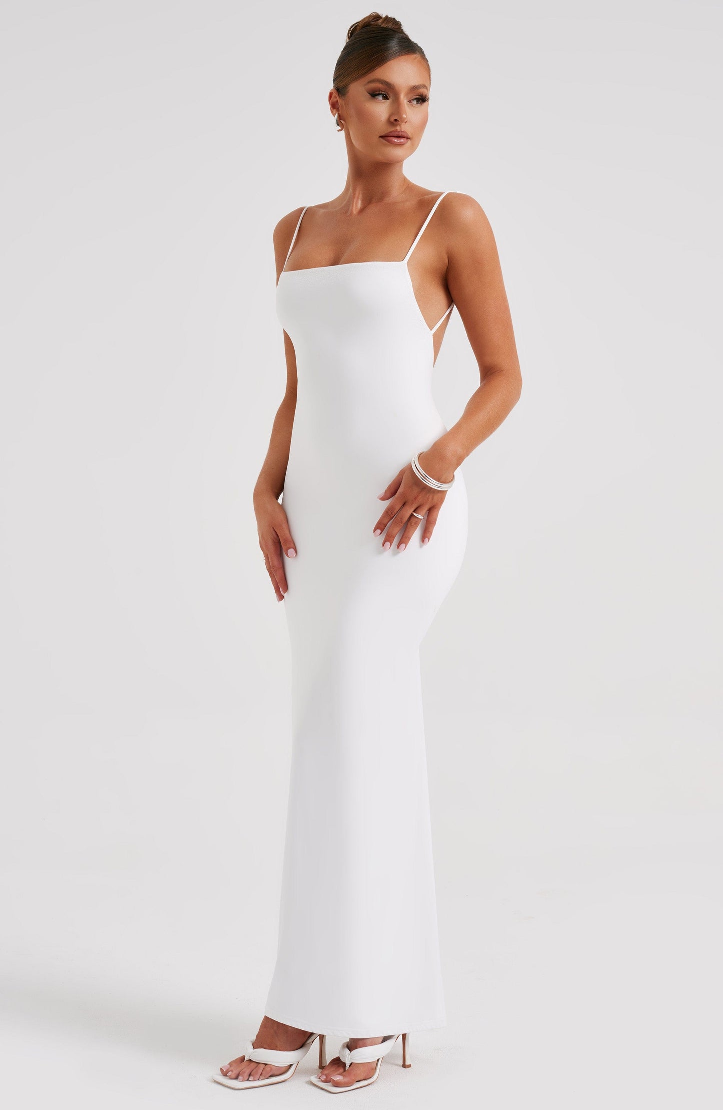 Sanya Maxi Dress - White - Dress - DINIBLO 