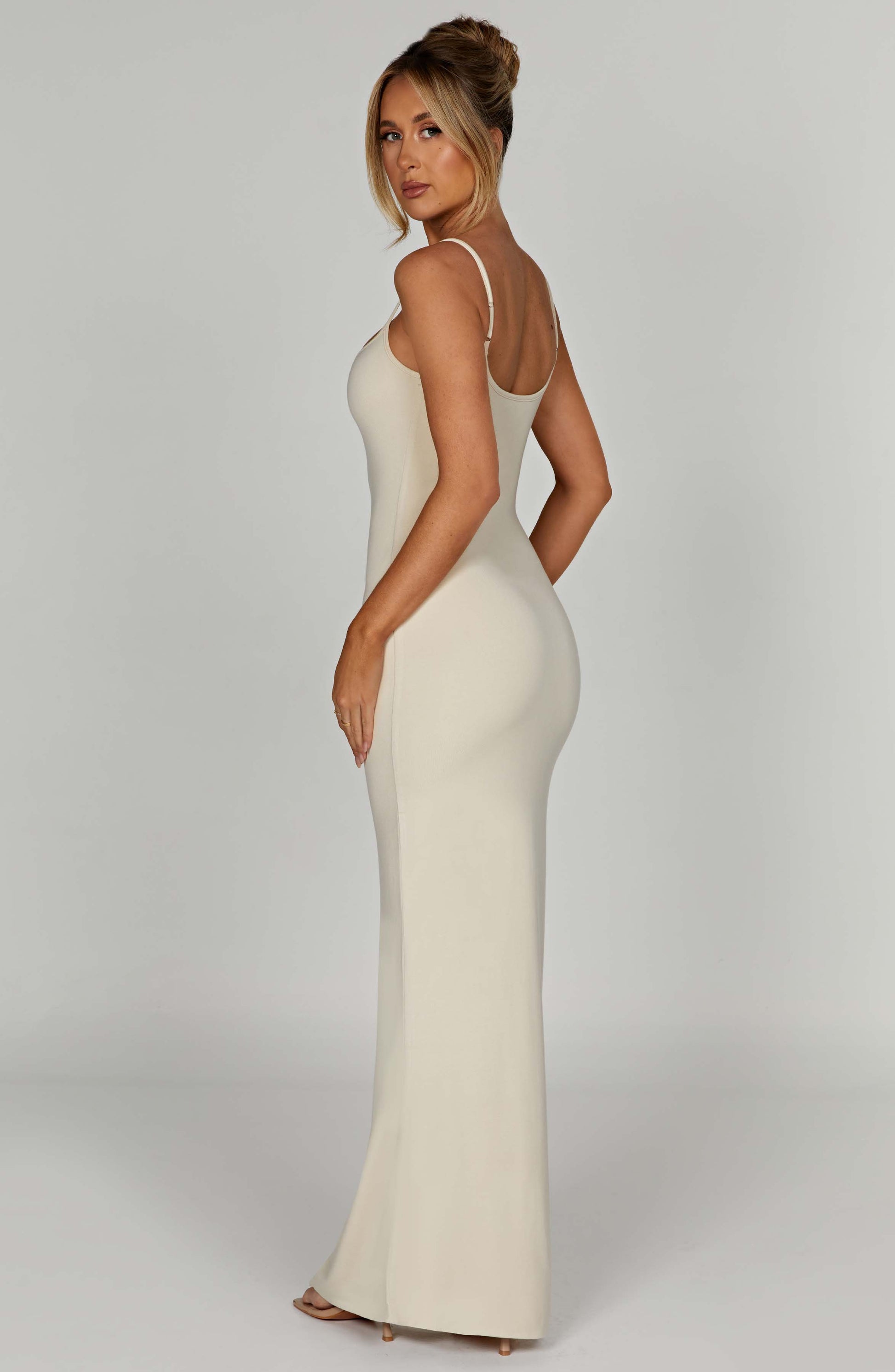 Saskia Maxi Dress - Cream - Dress - DINIBLO 