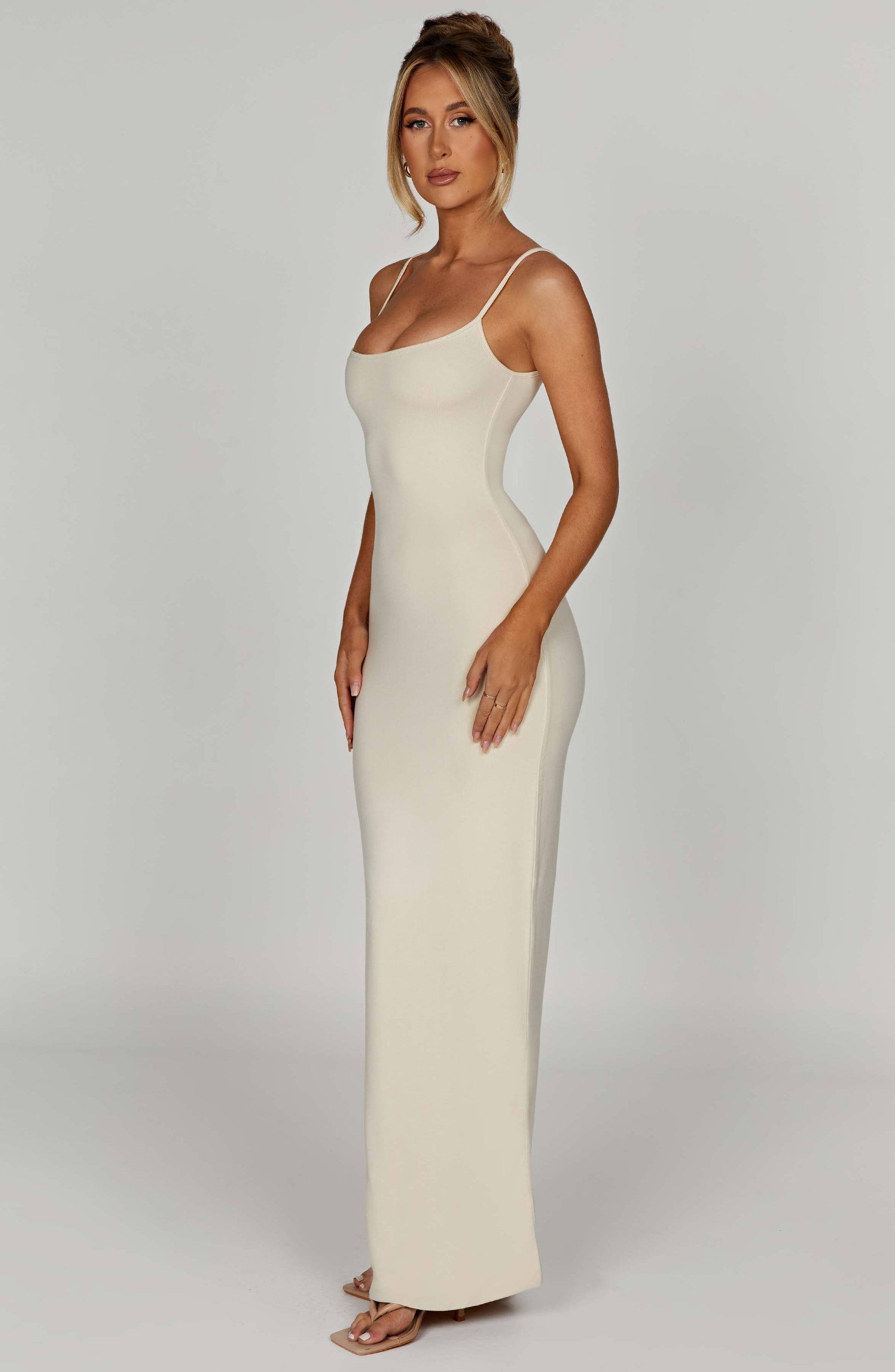 Saskia Maxi Dress - Cream - Dress - DINIBLO 