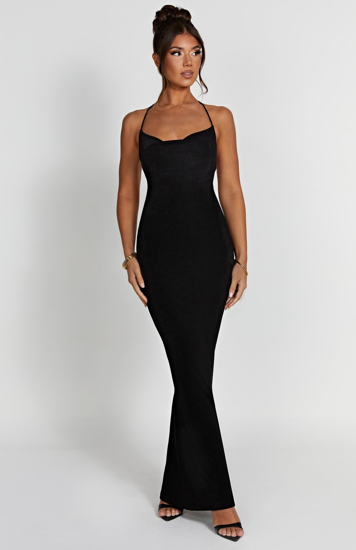 Talisa Maxi Dress - Black - Dress - DINIBLO 