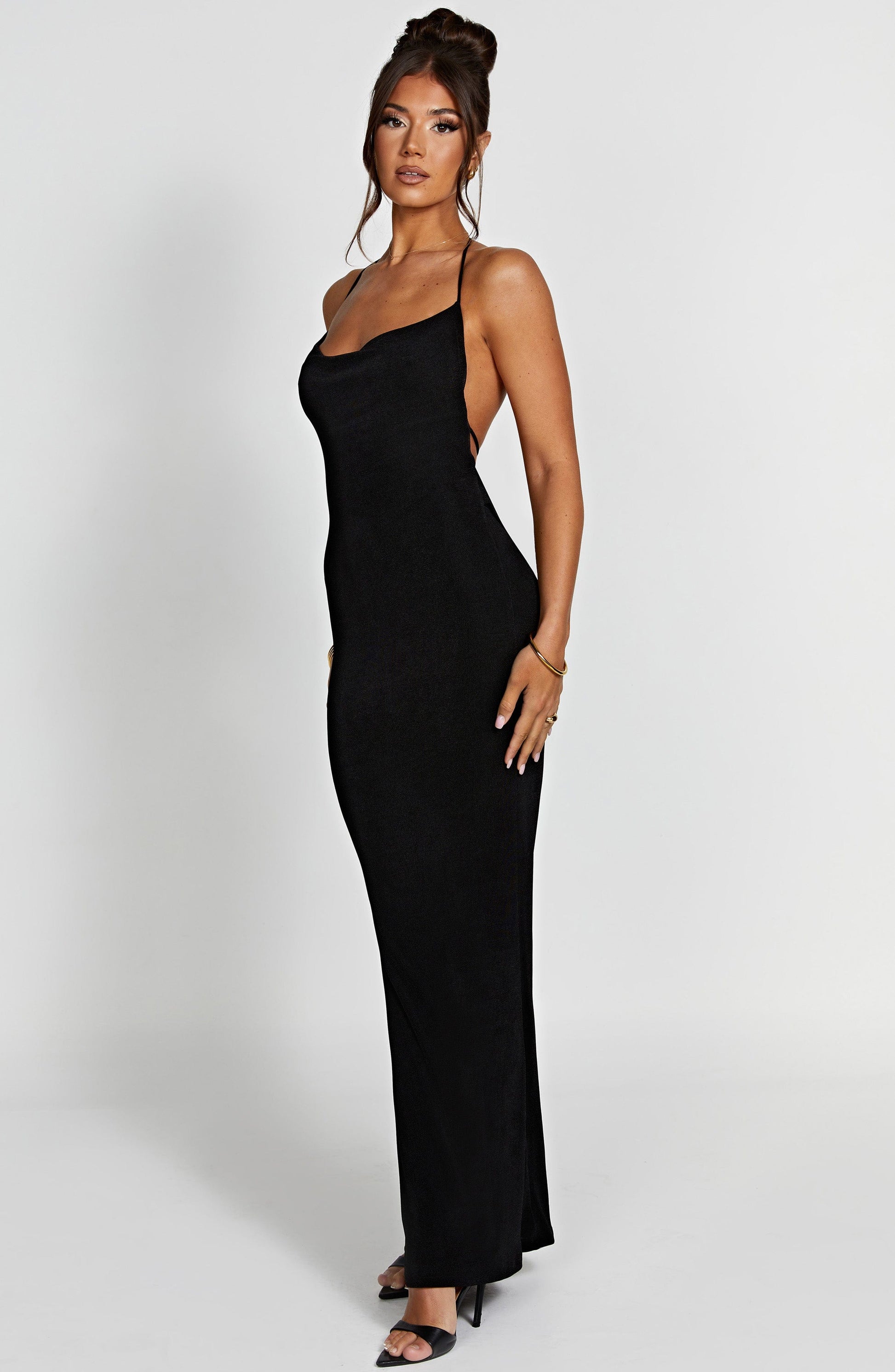 Talisa Maxi Dress - Black - Dress - DINIBLO 