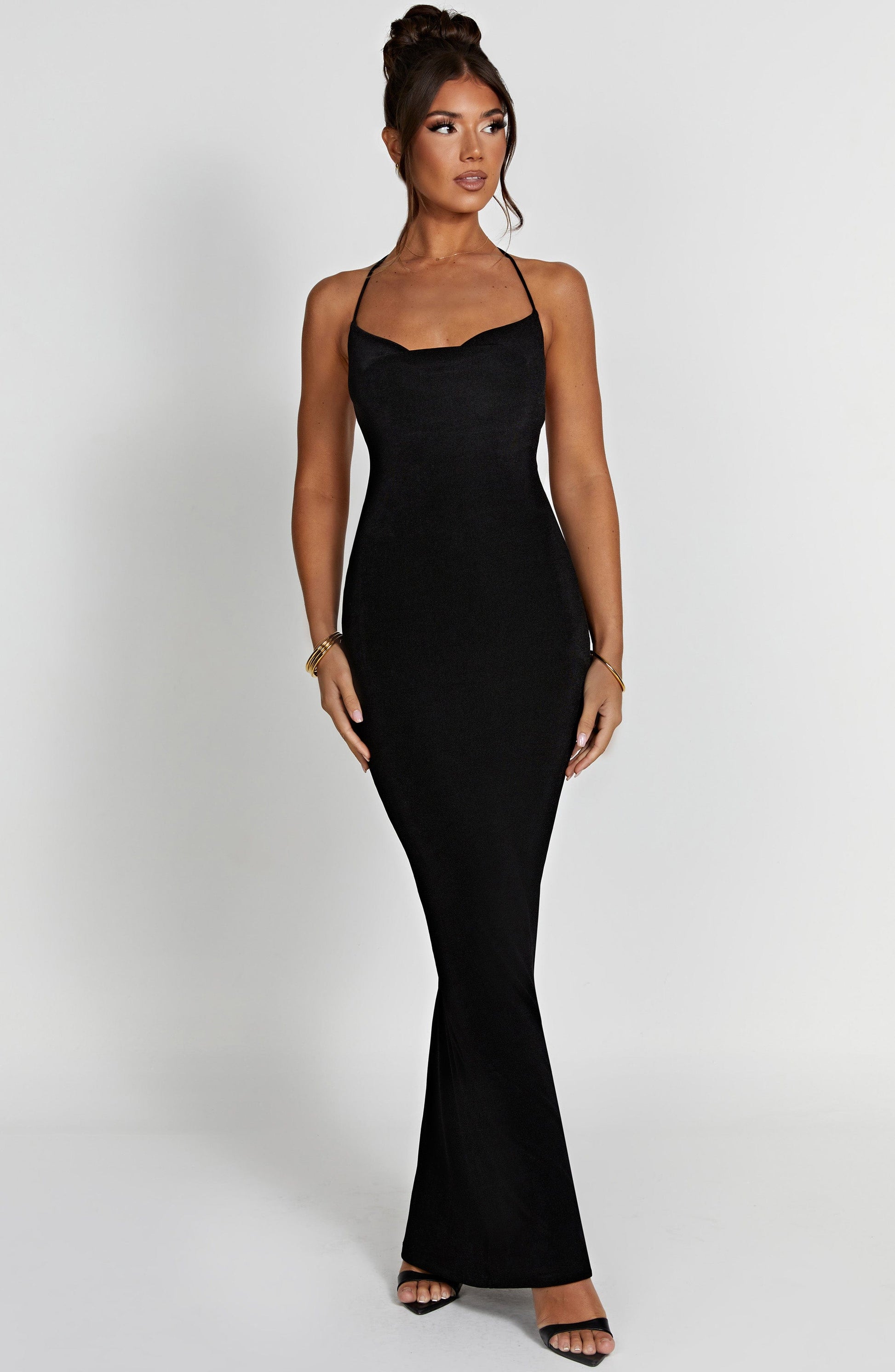 Talisa Maxi Dress - Black - Dress - DINIBLO 