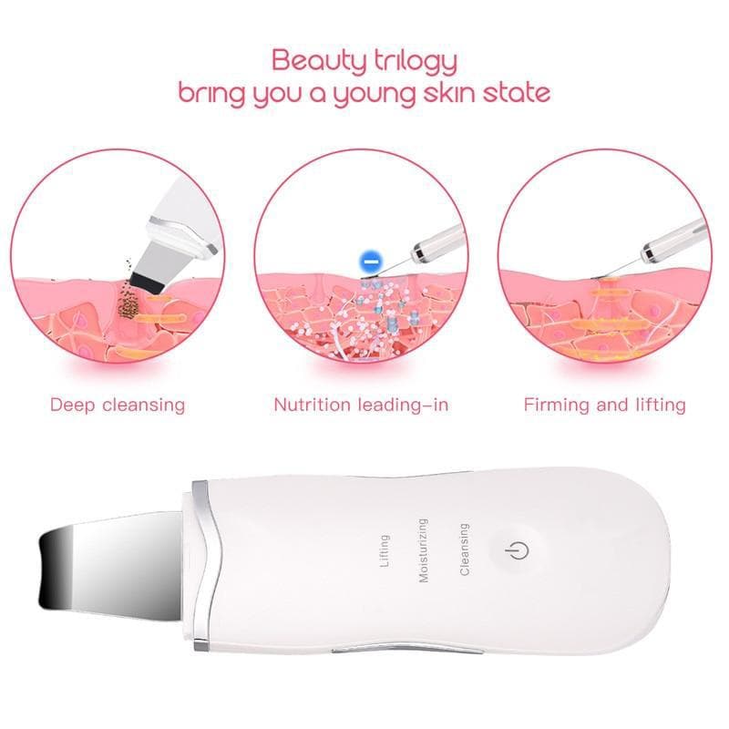 Ultrasonic Skin Scrubber Beauty Device - Personal Care - DINIBLO 