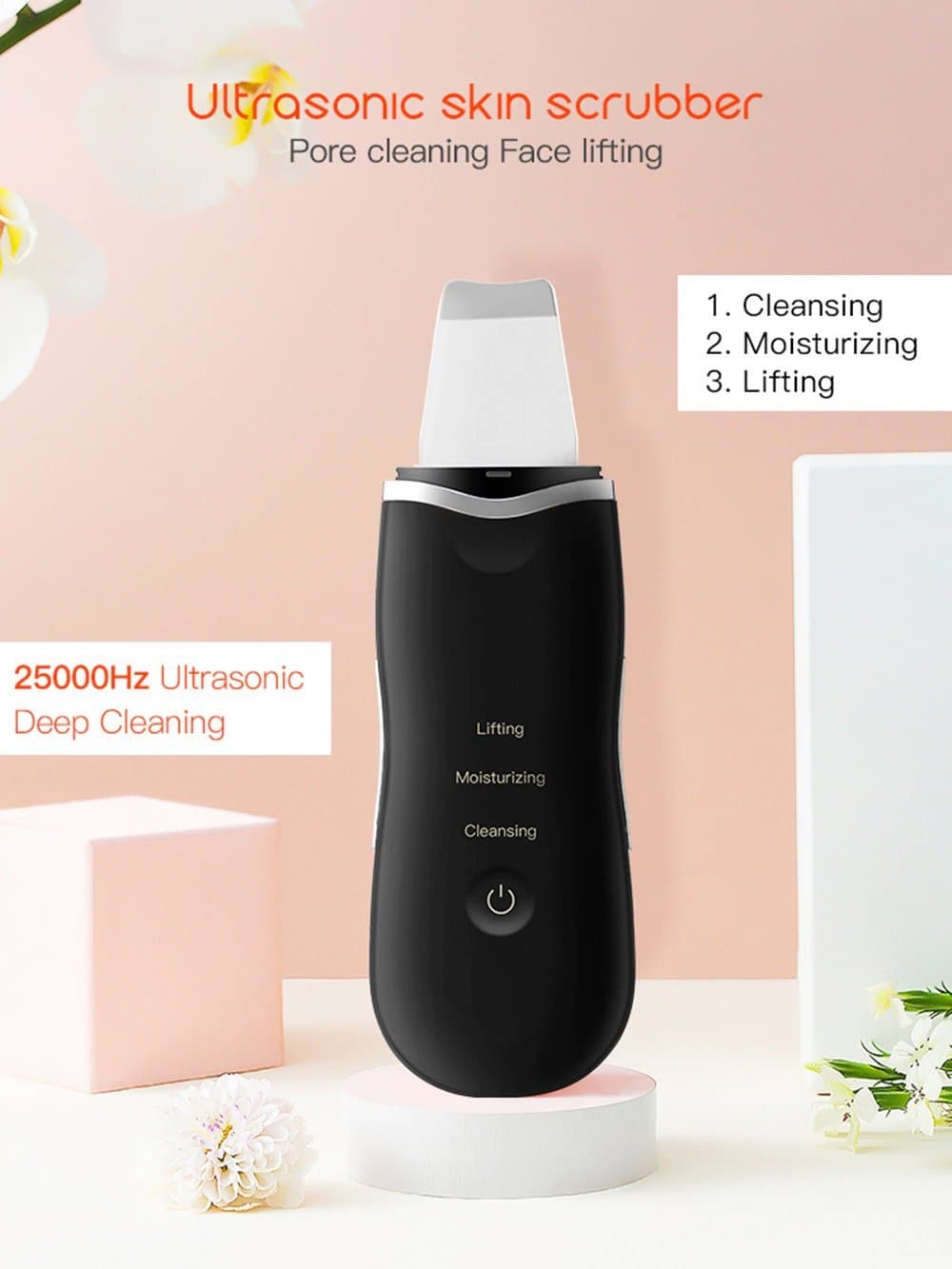 Ultrasonic Skin Scrubber Beauty Device - Personal Care - DINIBLO 