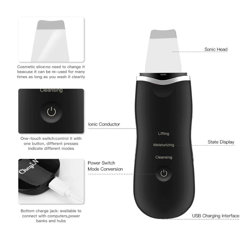 Ultrasonic Skin Scrubber Beauty Device - Personal Care - DINIBLO 