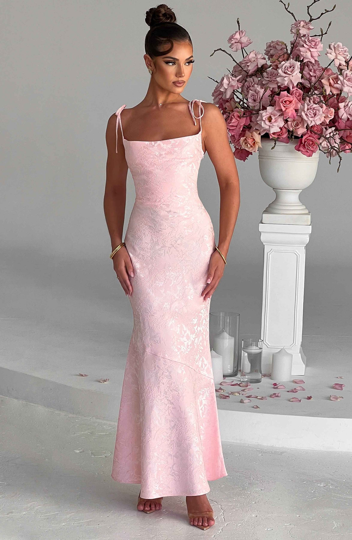 Whitney Maxi Dress - Blush - Dress - DINIBLO 