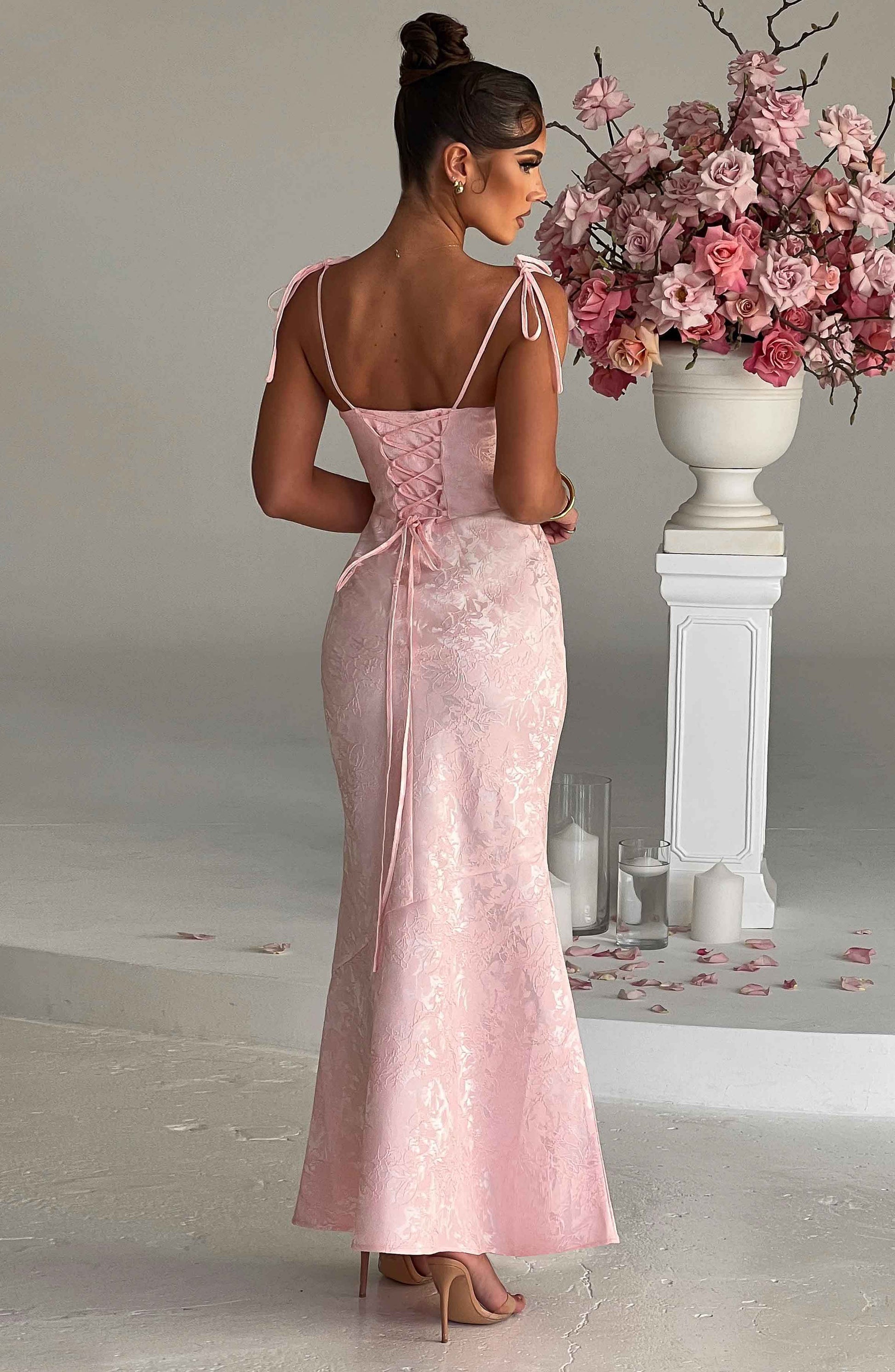 Whitney Maxi Dress - Blush - Dress - DINIBLO 