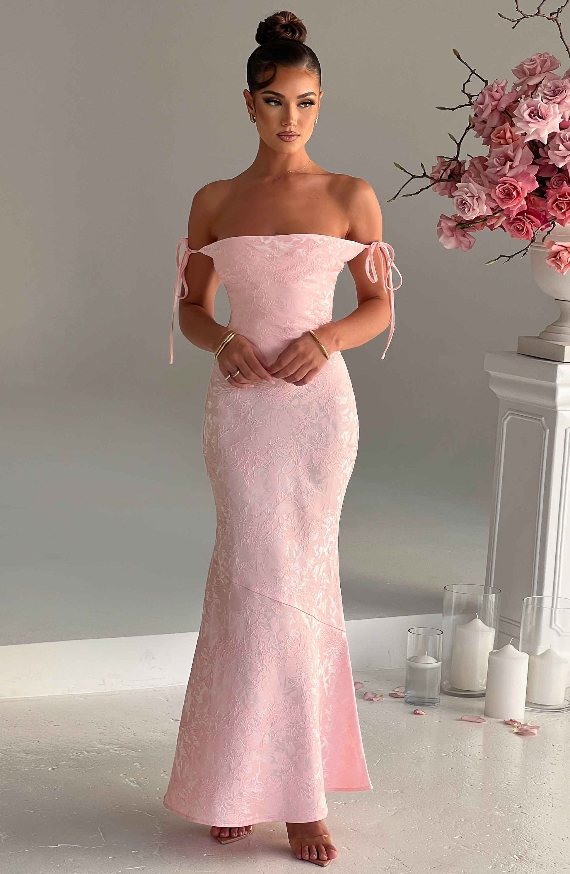 Whitney Maxi Dress - Blush - Dress - DINIBLO 