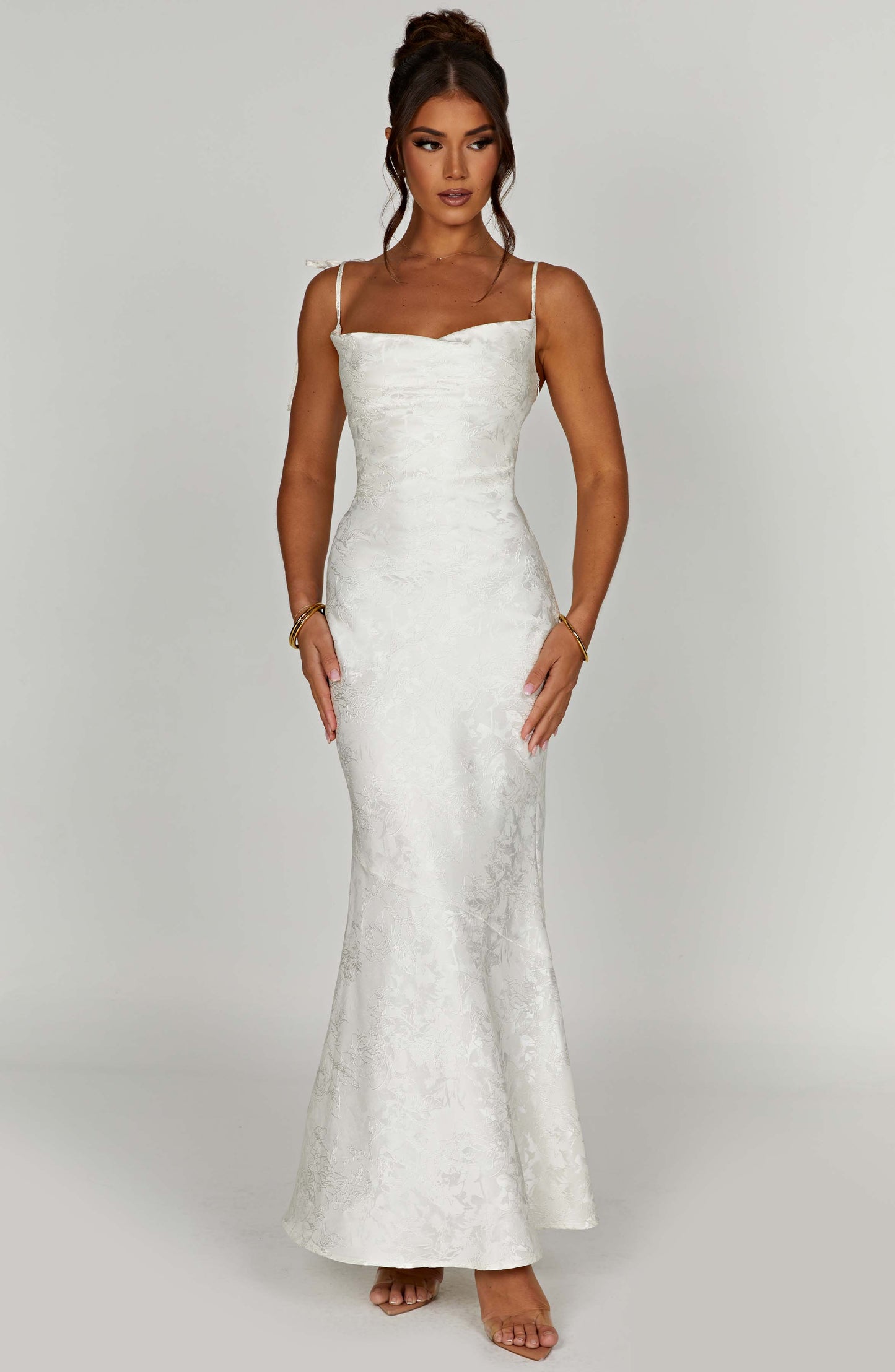 Whitney Maxi Dress - Ivory - Dress - DINIBLO 