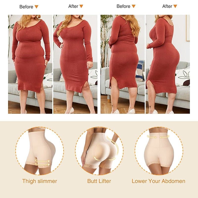 Women Butt Lifter (With Zipper) Seamless Slimming Shorts - Beauty And Personal Care - DINIBLO 