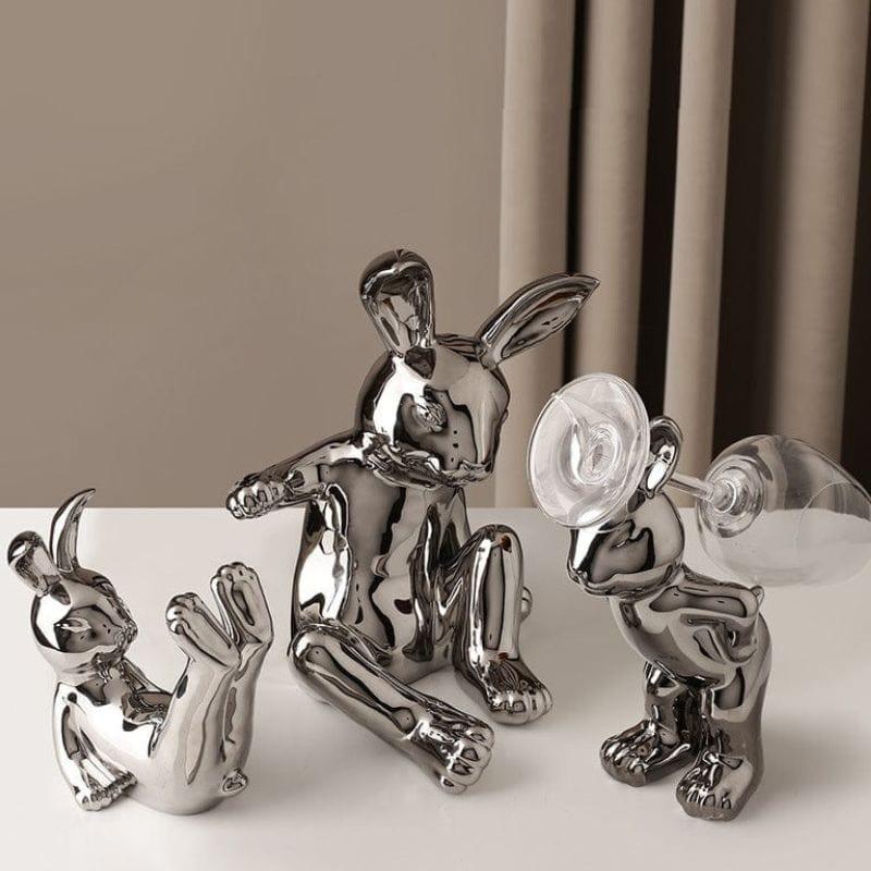 Yunque Rabbit Wine Holder & Decor - 0 - DINIBLO 